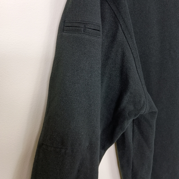 5.11 Tactical Mens Polo Shirt Large Black Professional Long Sleeve Uniform Pckt - Picture 7 of 12